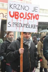 Prosvjed protiv krzna - Osijek 2 [ 79.10 Kb ]