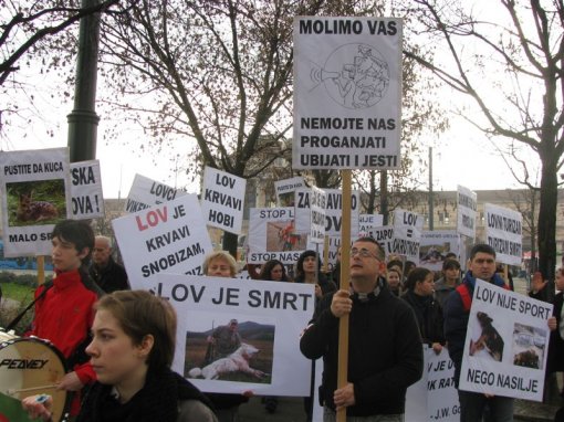 Prosvjed protiv lova, Zagreb 2011 a [ 130.88 Kb ]