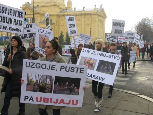 Prosvjed protiv lova, Zagreb 2011 b [ 102.55 Kb ]