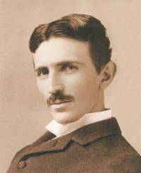 Nikola Tesla u 38. godini - Izvor fotografije: www.teslasociety.com [ 42.49 Kb ]