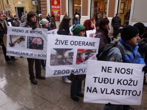 Demo against fur in Sarajevo 1 [ 114.38 Kb ]