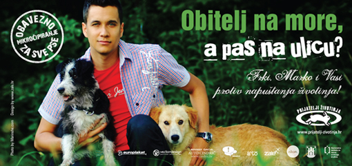 Marko Tolja against animal abandoning billboard 2 [ 488.02 Kb ]