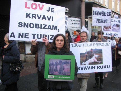 Prosvjed protiv lova, Zagreb 2011 f [ 87.35 Kb ]